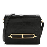 Matte Alligator Mini Sac Roulis Black