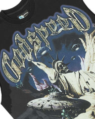 Godspeed The Landing Sleeveless Tee Black