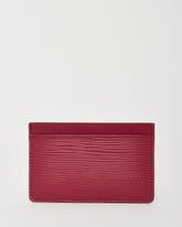 Louis Vuitton Framboise Fuchsia Epi Leather Card Holder
