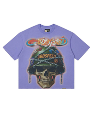 Godspeed Badges Of Honor Tee Lavender