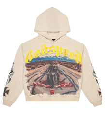 Godspeed Long Lonely Road Hoodie Bone
