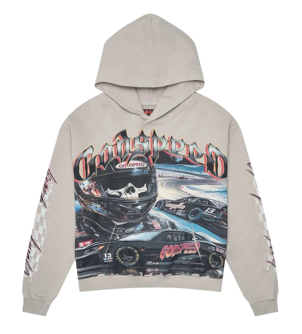 Godspeed Le Dernier Hoodie Stone Grey
