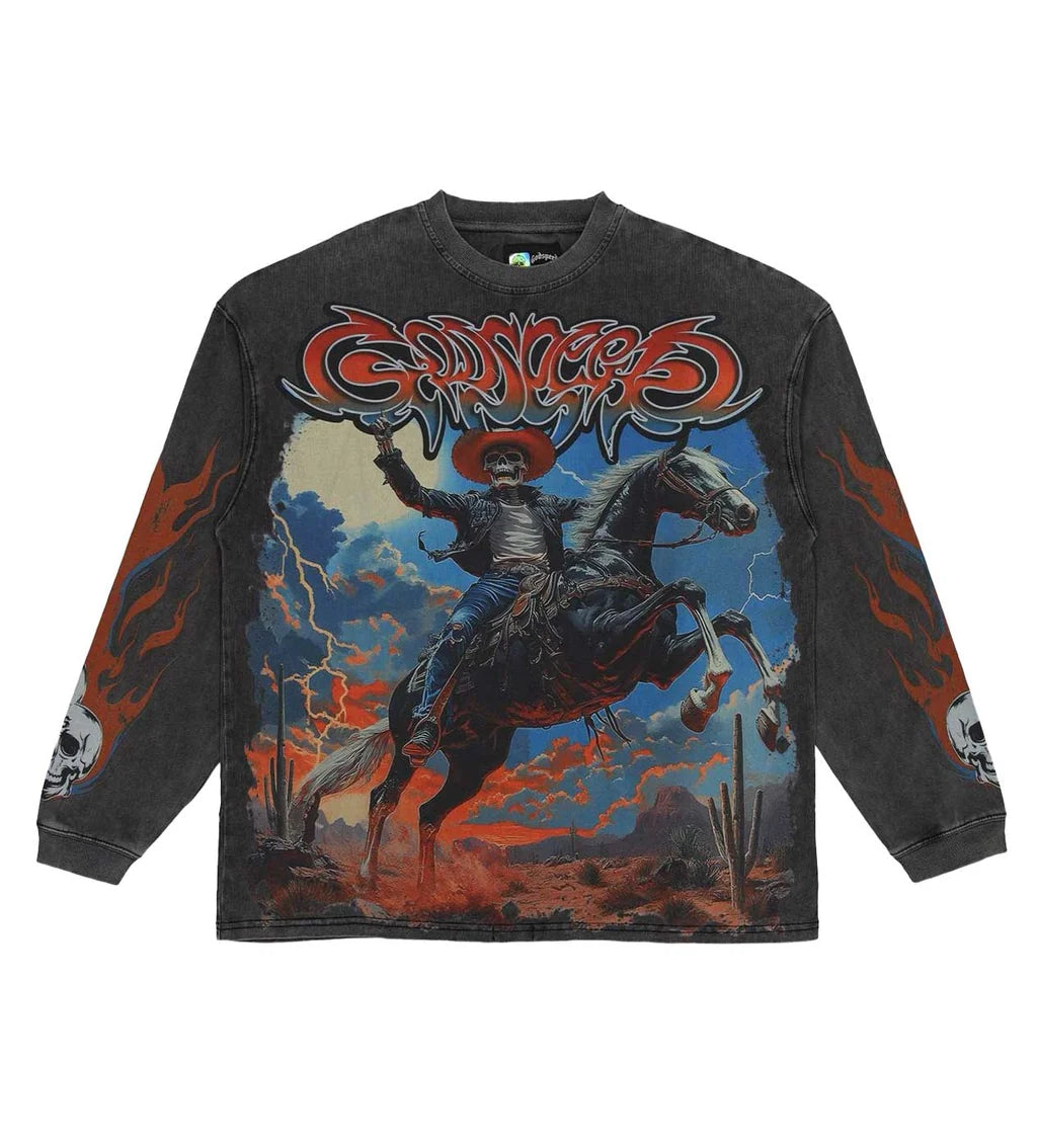 Godspeed Best Western L/S Tee Black