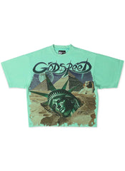 Godspeed Mother Cairo Tee Teal