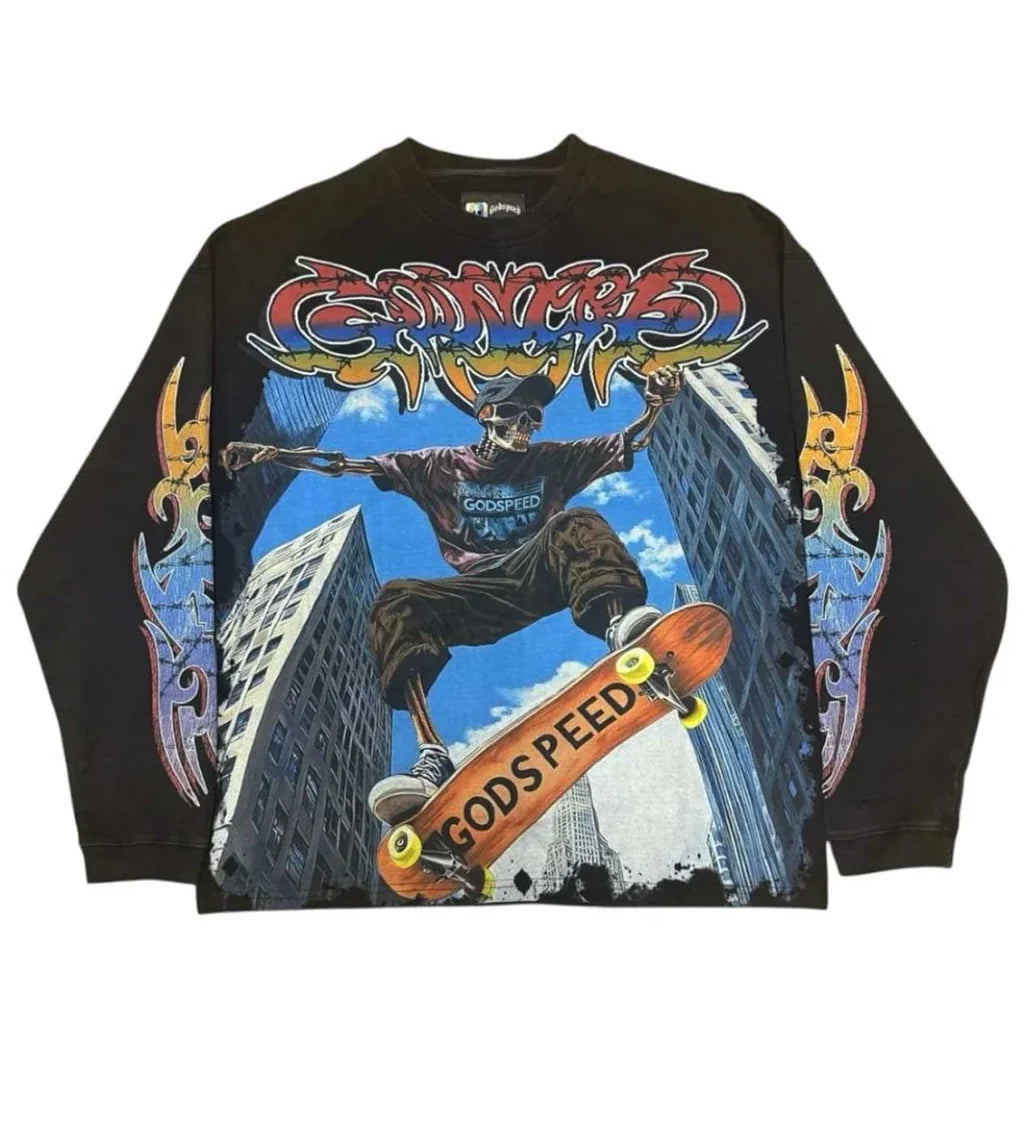 Godspeed Ollie L/S Tee Black