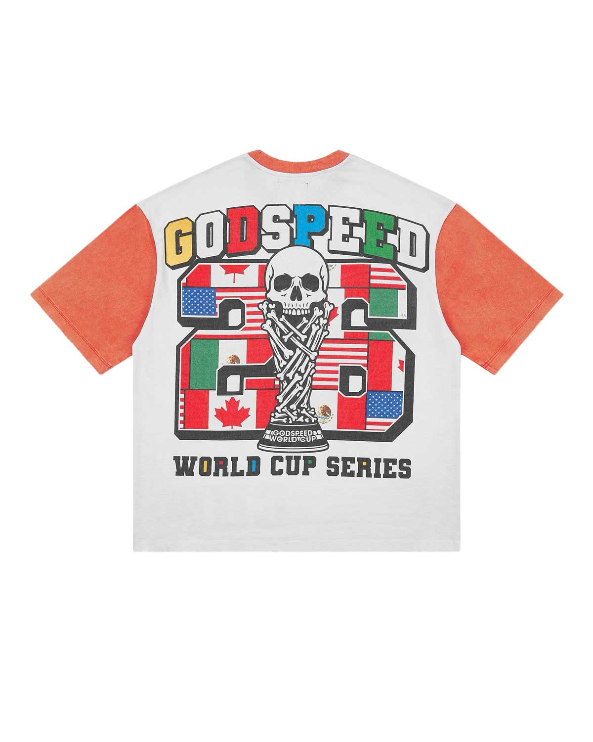 Godspeed '26 GSWC Vintage Tee White/Red